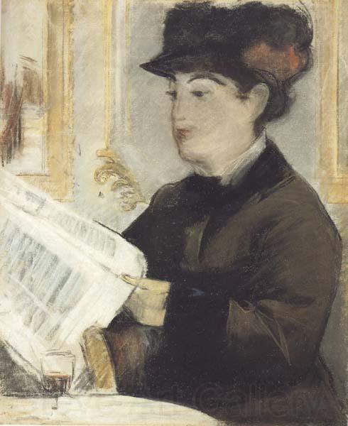 Edouard Manet Femme lisant (mk40) Spain oil painting art